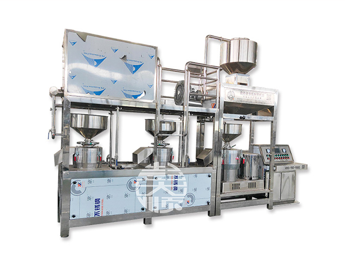 鄭州豆腐機自動化生產線，一人生產方便高效